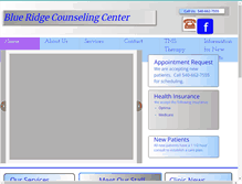 Tablet Screenshot of blueridgecounselingcenter.com